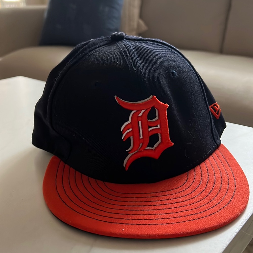 Detroit Tigers Orange Bill Orange D official merchandise hat